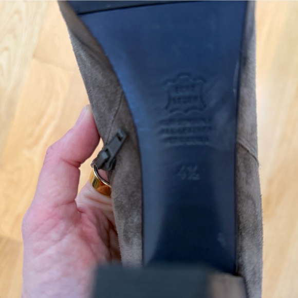 Kennel & Schmenger Schuhmanufaktur Gray Suede Ankle Boots - Size 6 1/2 - Picture 6 of 11